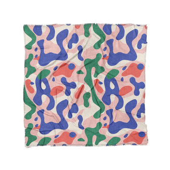 Concetta Pink Green & Blue in Full/Queen (88" x 88") Size