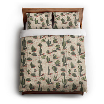 Desert Cacti in Full/Queen (88" x 88") Size