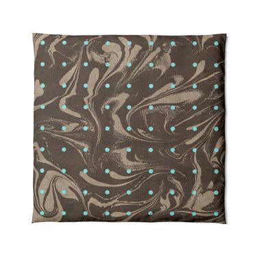 Acid Burn Brown & Carolina Blue in Full/Queen (88" x 88") Size