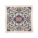Wilhemina Navy & Red in Full/Queen (88" x 88") Size