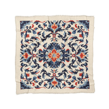 Wilhemina Navy & Red in Full/Queen (88" x 88") Size