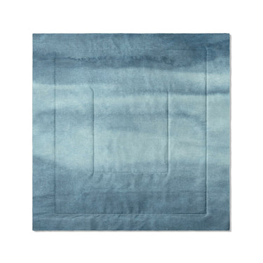 Jacinda Watercolor Blue Ombre in Full/Queen (88" x 88") Size