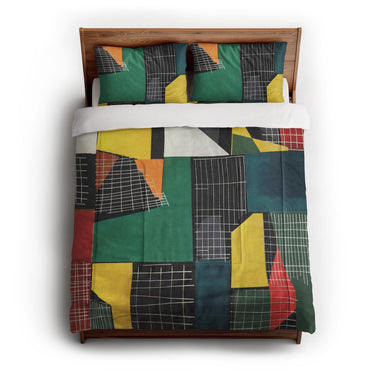 Djuna Black Multicolor in Full/Queen (88" x 88") Size