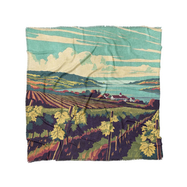 Finger Lakes Vineyard in Full/Queen (88" x 88") Size
