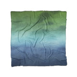 Micah Watercolor Blue & Green in Full/Queen (88" x 88") Size