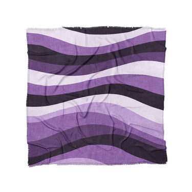 Sinuous Purple Monochrome in Full/Queen (88" x 88") Size