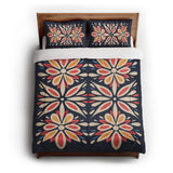 Jasmina Navy Multicolor in Full/Queen (88" x 88") Size