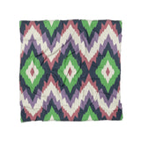 Dyani Eggplant & Matcha in Full/Queen (88" x 88") Size