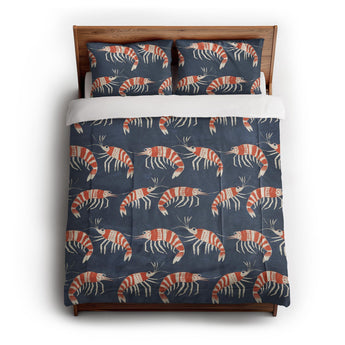 Tribal Prawns in Full/Queen (88" x 88") Size