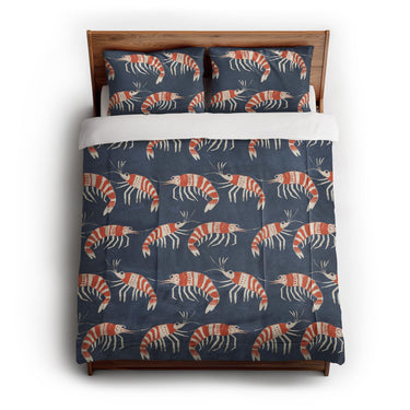 Tribal Prawns in Full/Queen (88" x 88") Size