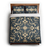 Barnaby Navy in Full/Queen (88" x 88") Size
