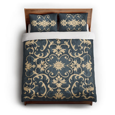 Barnaby Navy in Full/Queen (88" x 88") Size
