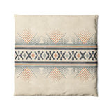 Loxcie Ivory & Blue in Full/Queen (88" x 88") Size