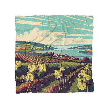 Finger Lakes Vineyard in Full/Queen (88" x 88") Size