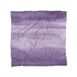 Jacinda Watercolor Purple Ombre in Full/Queen (88" x 88") Size