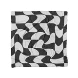 Twyla Checkered Black & White in Full/Queen (88" x 88") Size