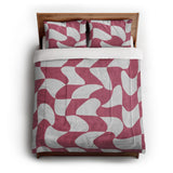 Twyla Checkered Fuchsia in Full/Queen (88" x 88") Size
