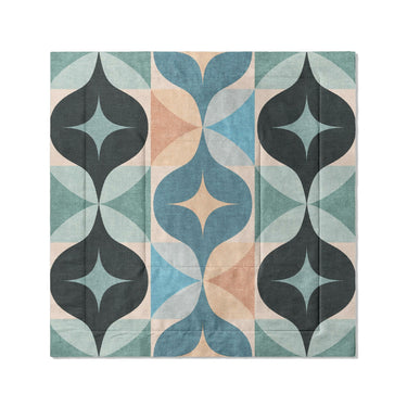 Maxine Seafoam & Peach in Full/Queen (88" x 88") Size