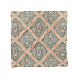 Boden Orange & Blue in Full/Queen (88" x 88") Size