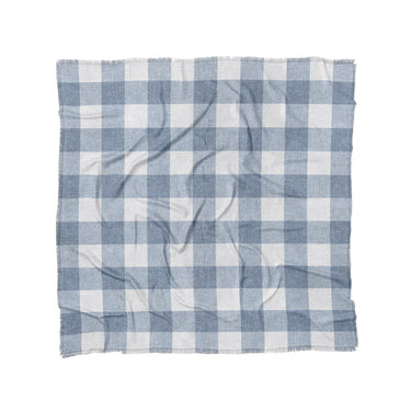 Buffalo Plaid Steel Blue in Full/Queen (88" x 88") Size