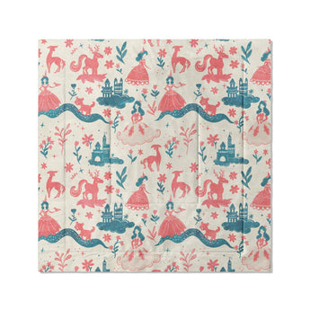 Pink Princess Fairytale in Full/Queen (88" x 88") Size