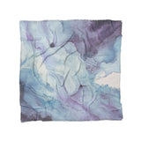 Zephyr Watercolor Blue & Purple in Full/Queen (88" x 88") Size