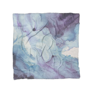 Zephyr Watercolor Blue & Purple in Full/Queen (88" x 88") Size