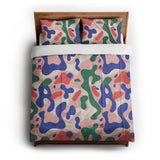 Concetta Pink Green & Purple in Full/Queen (88" x 88") Size
