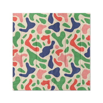 Cosimo Blue Green Red in Full/Queen (88" x 88") Size