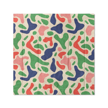 Cosimo Blue Green Red in Full/Queen (88" x 88") Size