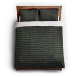 Euclid Black & Green in Full/Queen (88" x 88") Size