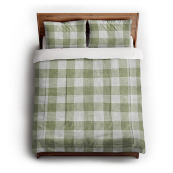 Buffalo Plaid Light Sage in Full/Queen (88" x 88") Size