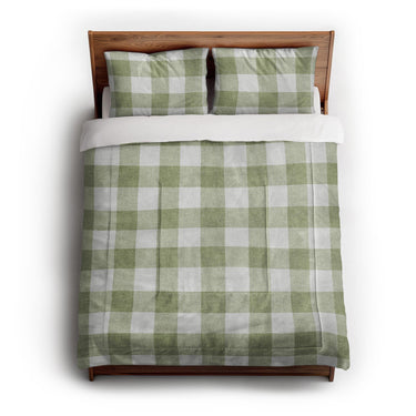 Buffalo Plaid Light Sage in Full/Queen (88" x 88") Size