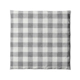 Buffalo Plaid Light Grey in Full/Queen (88" x 88") Size