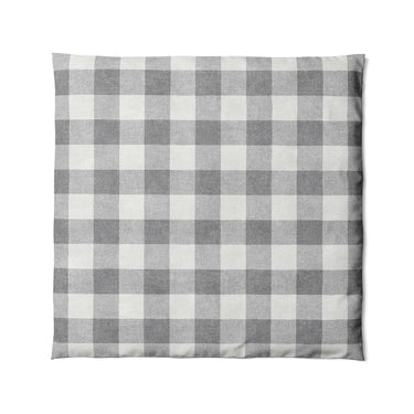 Buffalo Plaid Light Grey in Full/Queen (88" x 88") Size