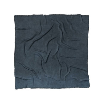 Keanu Watercolor Navy Blue Ombre in Full/Queen (88" x 88") Size