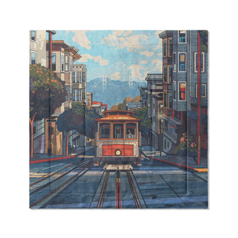San Francisco Trolley in Full/Queen (88" x 88") Size