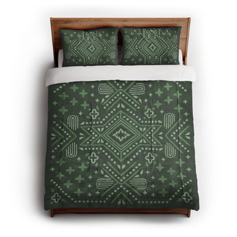 Durand Forest Green Comforter