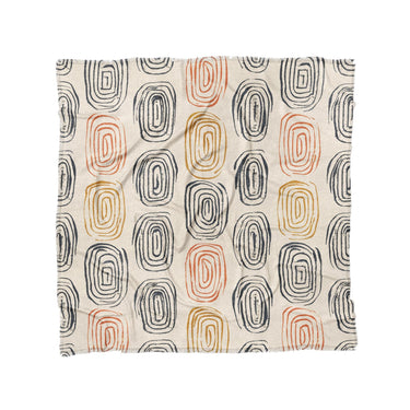 Horatio Ivory & Orange in Full/Queen (88" x 88") Size