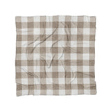 Buffalo Plaid Light Cedar Brown in Full/Queen (88" x 88") Size