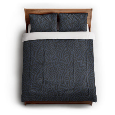 Kiva Slate Blue in Full/Queen (88" x 88") Size