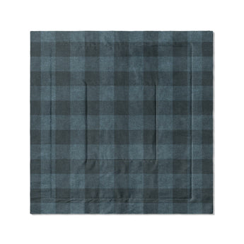 Buffalo Plaid Dark Navy in Full/Queen (88" x 88") Size