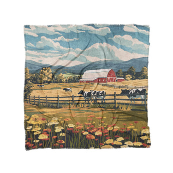 Vermont Spring Farmlife in Full/Queen (88" x 88") Size