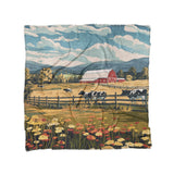 Vermont Spring Farmlife in Full/Queen (88" x 88") Size