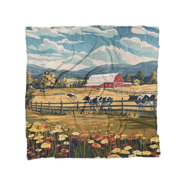 Vermont Spring Farmlife in Full/Queen (88" x 88") Size