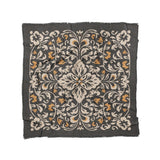 Annette Vintage Black & Yellow in Full/Queen (88" x 88") Size