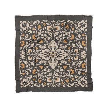 Annette Vintage Black & Yellow in Full/Queen (88" x 88") Size