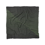 Euclid Black & Green in Full/Queen (88" x 88") Size