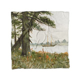 Old Hemlocks by Louis K Harlow in Full/Queen (88" x 88") Size