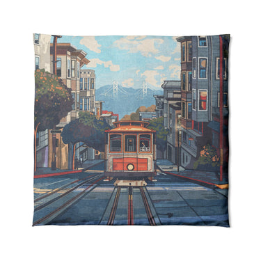 San Francisco Trolley in Full/Queen (88" x 88") Size